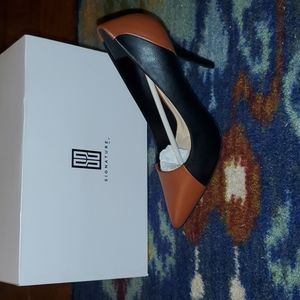 Black and Brown Heel